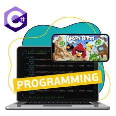 Программирование на C#. Удивительный мир 2D-игр - КИБЕРшкола программирования для детей, компьютерные курсы для школьников, начинающих и подростков - KIBERone г. Ессентуки
