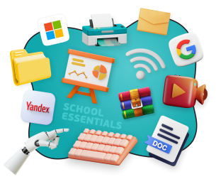 Цифровая база для школьника - КИБЕРшкола программирования для детей, компьютерные курсы для школьников, начинающих и подростков - KIBERone г. Ессентуки