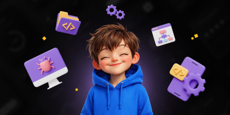 Идеальный сайт с нуля: код, дизайн и AI-помощник - КИБЕРшкола программирования для детей, компьютерные курсы для школьников, начинающих и подростков - KIBERone г. Ессентуки